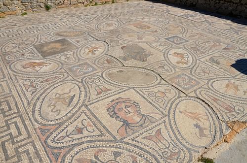 Mosaic of the Labours of Hercules in Volubilis