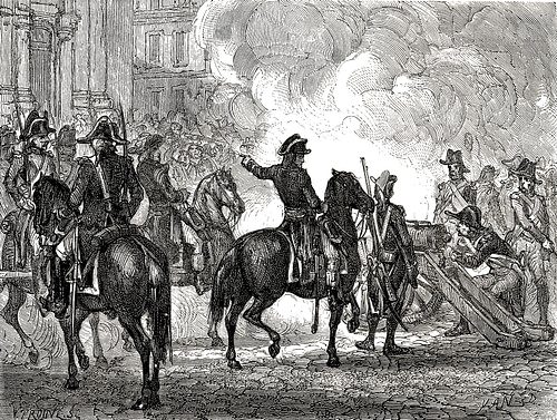 Napoleon Bonaparte Commanding His Troops on 13 Vendémiaire