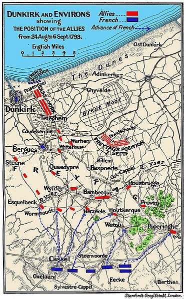 Siege of Dunkirk and Battle of Hondschoote, August-September 1793