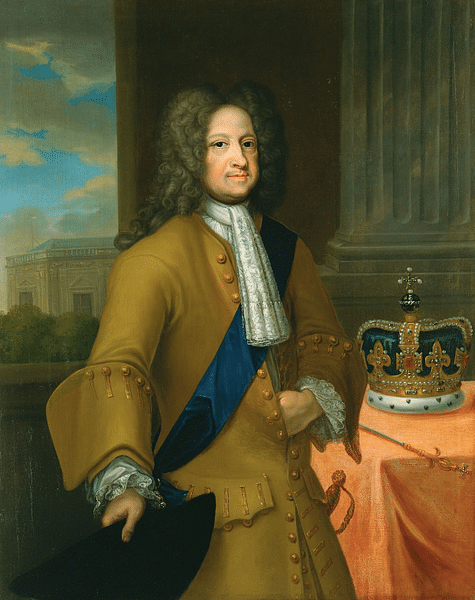 George I of Great Britain by Lafontaine (by Georg Wilhelm Lafontaine, Public Domain)