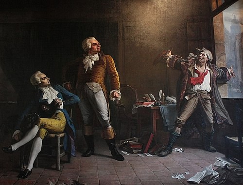 Robespierre, Danton, and Marat