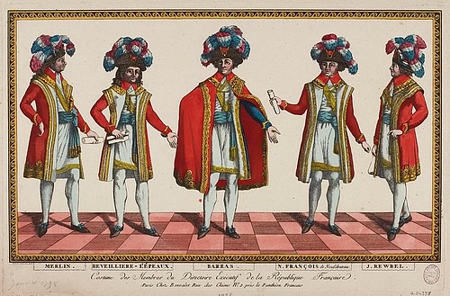 Members of the French Directory (by Unknown, Public Domain)