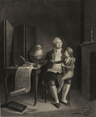 Louis XVI Educating His Son in the Tower of the Temple