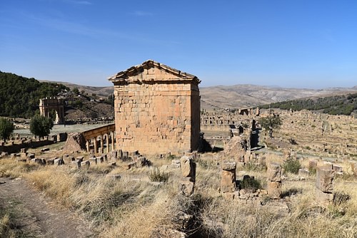 View of Cuicul (Djémila) in Algeria