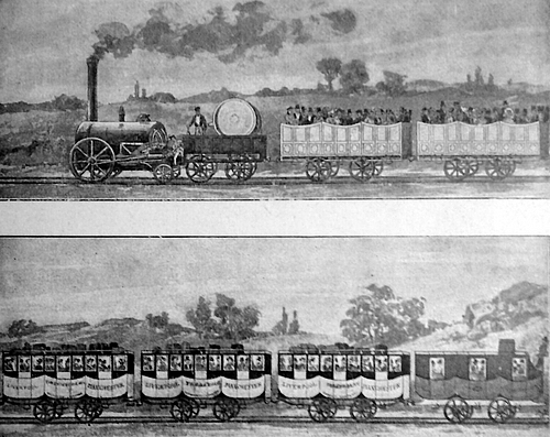 Steam-Powered Passenger Train
