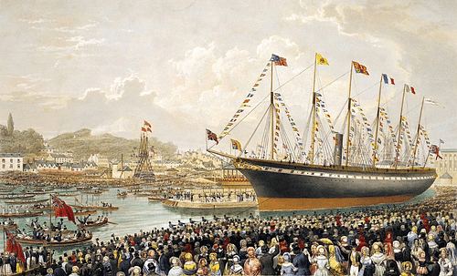 Launch of SS Great Britain