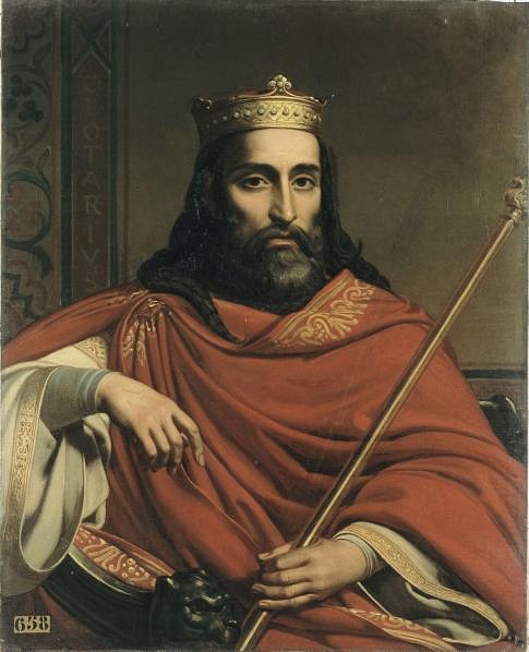 Chlothar I, King of the Franks (by Jean Louis Bezard, Public Domain)