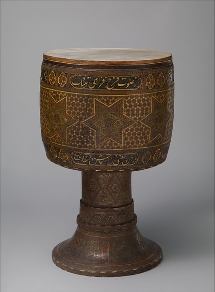 Drum with Khatam Decoration (by Metropolitan Museum of Art, Copyright)