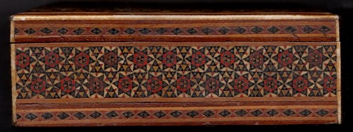 Wooden Casket with Khatam