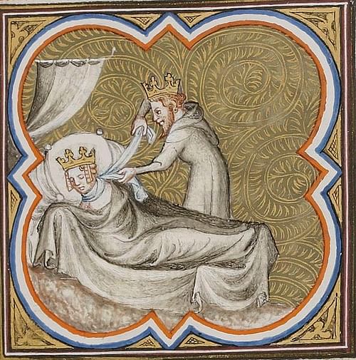 King Chilperic Murders his Wife Galswinth