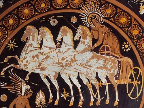 Eos in Her Four-horse Chariot