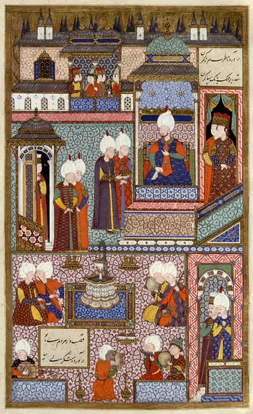 Suleiman Is Being Entertained in the Great Palace