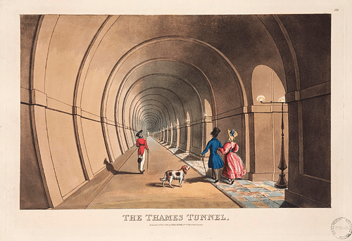 Thames Tunnel Illustration (by Science Museum, London, See Original Source)