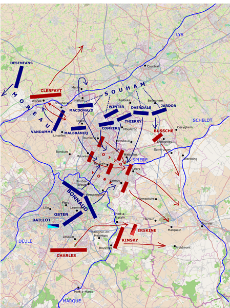 Battle of Tourcoing, Second Day