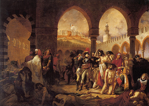 Napoleon Visits the Plague Victims of Jaffa