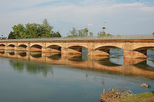 Modern Bridge of Lodi, over the Adda River