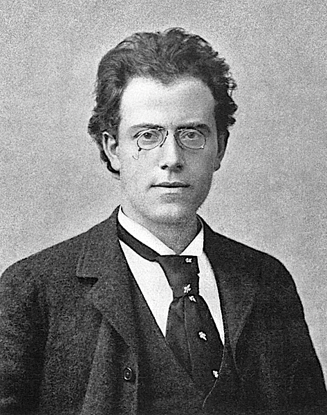 Gustav Mahler by Bieber (by E. Bieber, Public Domain)