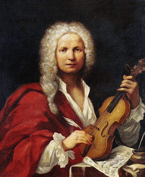 Antonio Vivaldi, 1723 (by François Morellon La Cave, Public Domain)