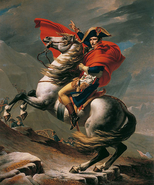 Napoleon Crossing the Alps, Belvedere Version