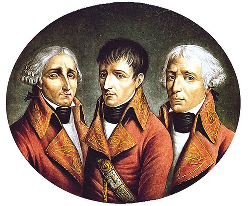 The Three French Consuls (by Henri-Nicolas Van Gorp, Public Domain)