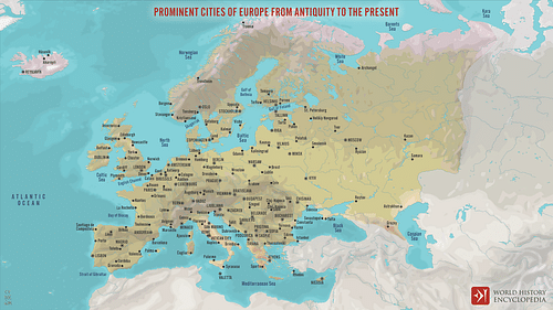 Prominent Cities of Europe from Antiquity to the Present (by Simeon Netchev, CC BY-NC-SA)