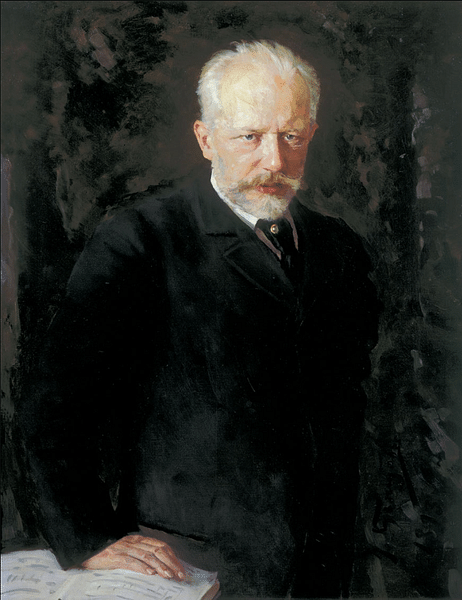 Tchaikovsky by Kuznetsov (by Nikolai Dmitriyevich Kuznetsov, Public Domain)