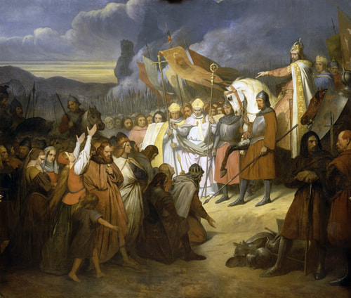 Charlemagne at Paderborn (by Ary Scheffer, Public Domain) Charlemagne at Paderborn (by Ary Scheffer, Public Domain)
