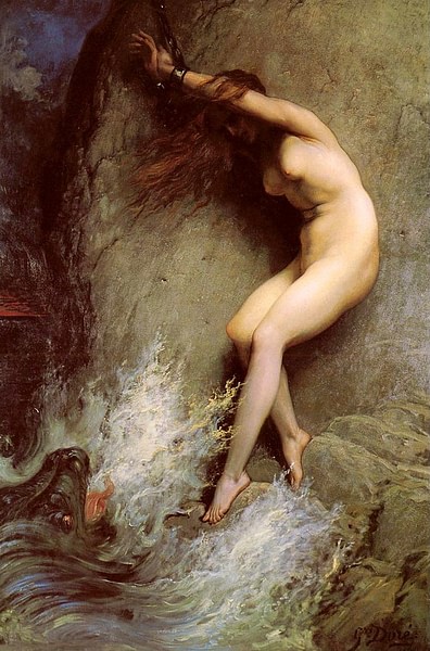 Andromeda 8 Mitolojiler.com Andromède by Gustave Doré