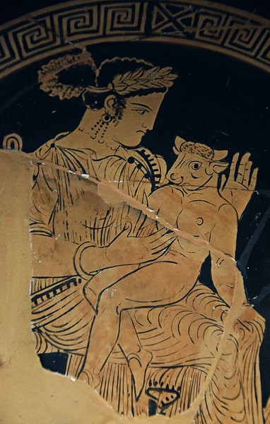 Pasiphaë Nursing the Infant Minotaur (by Carole Raddato, CC BY-SA)