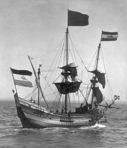 Replica of the Dutch Vessel Halve Maen
