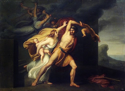 Athamas Taken by the Furies (by Arcangelo Michele Migliarini, Public Domain)