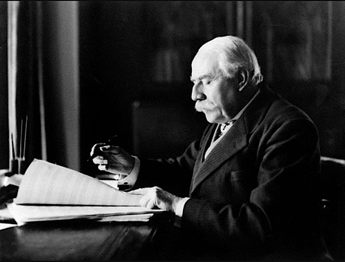 Edward Elgar in 1931 (by Herbert Lambert, Public Domain)