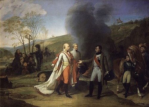 Napoleon and Francis II Meet After the Battle of Austerlitz