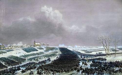 French Cavalry Charge at the Battle of Eylau