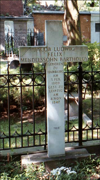 The Grave of Mendelssohn