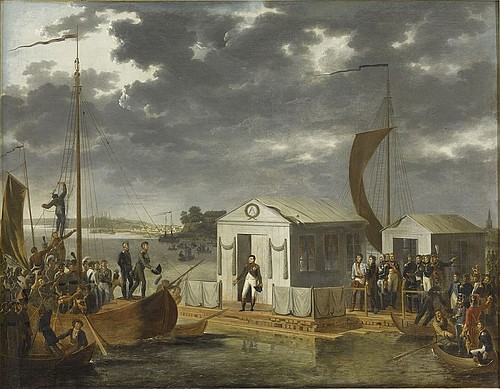 Tilsit Antlaşmaları 8 Mitolojiler.com Meeting of Napoleon and Alexander I at Tilsit, 25 June 1807