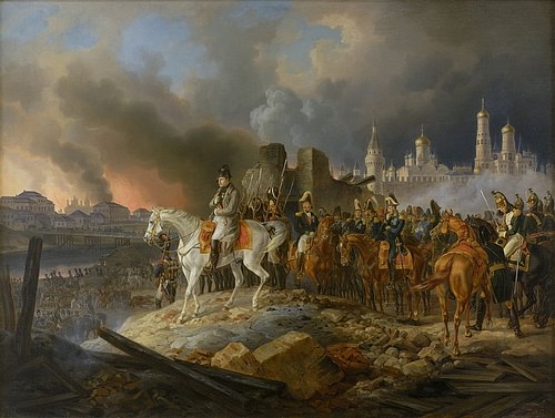Napolyon’un Rusya Seferi 8 Mitolojiler.com Napoleon Watches Moscow Burn