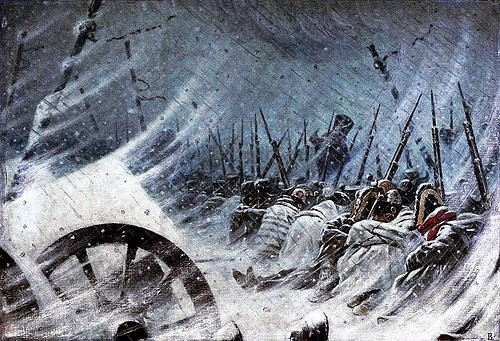 Napolyon’un Rusya Seferi 9 Mitolojiler.com Night Bivouac of the Grande Armée