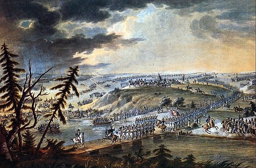 拿破仑渡过涅门河，1812 年 6 月