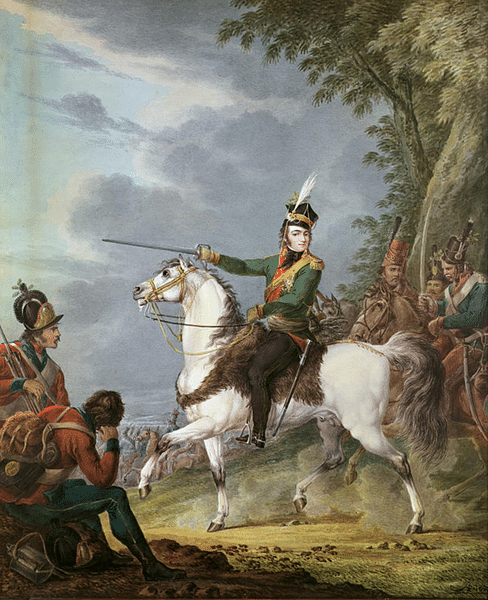 Prince Poniatowski Leading Polish Troops in the 1790s