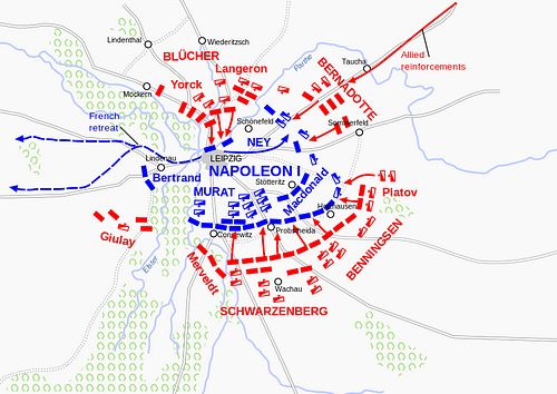 Battle of Leipzig, 18 October 1813