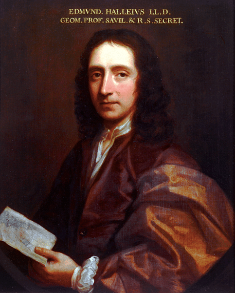 Edmond Halley by Murray (by Thomas Murray, Public Domain)