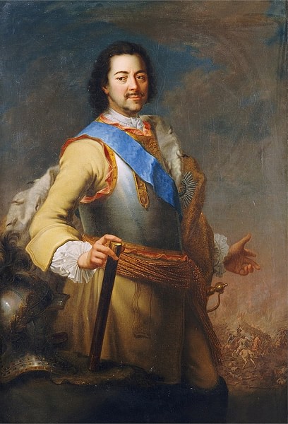 Portrait of Peter I of Russia (by Maria Giovanna Clementi, Public Domain)