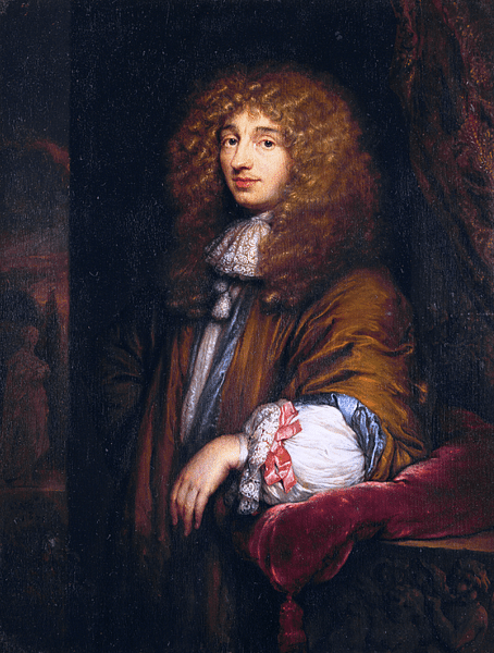Christiaan Huygens by Netscher (by Caspar Netscher, Public Domain)