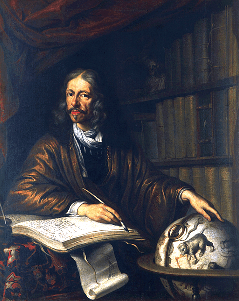 Johannes Hevelius by Schultz (by Daniel Schultz, Public Domain)