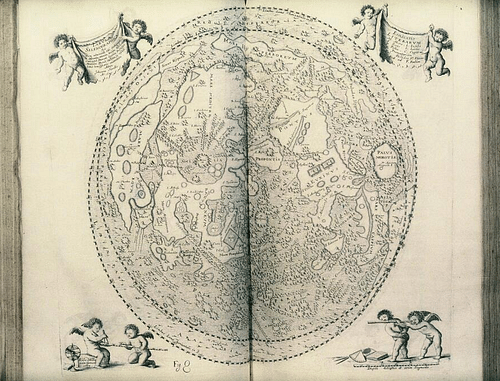 Hevelius' Map of the Moon