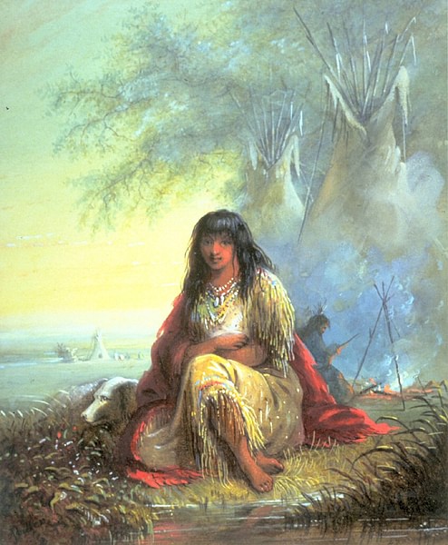 Alfred Jacob Miller Sioux Girl