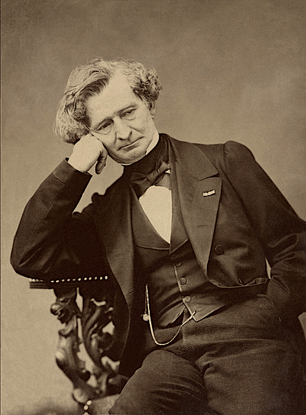 Photograph of Hector Berlioz (by Pierre Petit, Public Domain)