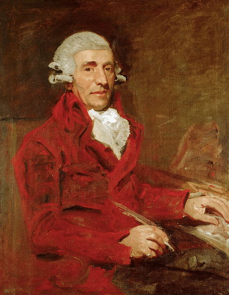 Joseph Haydn by Hoppner (by John Hoppner, Public Domain)