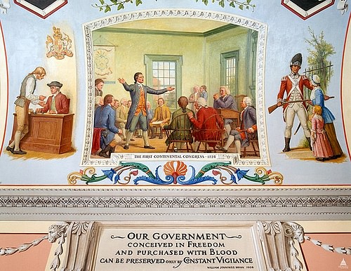 First Continental Congress (by Architect of the Capitol, Public Domain)